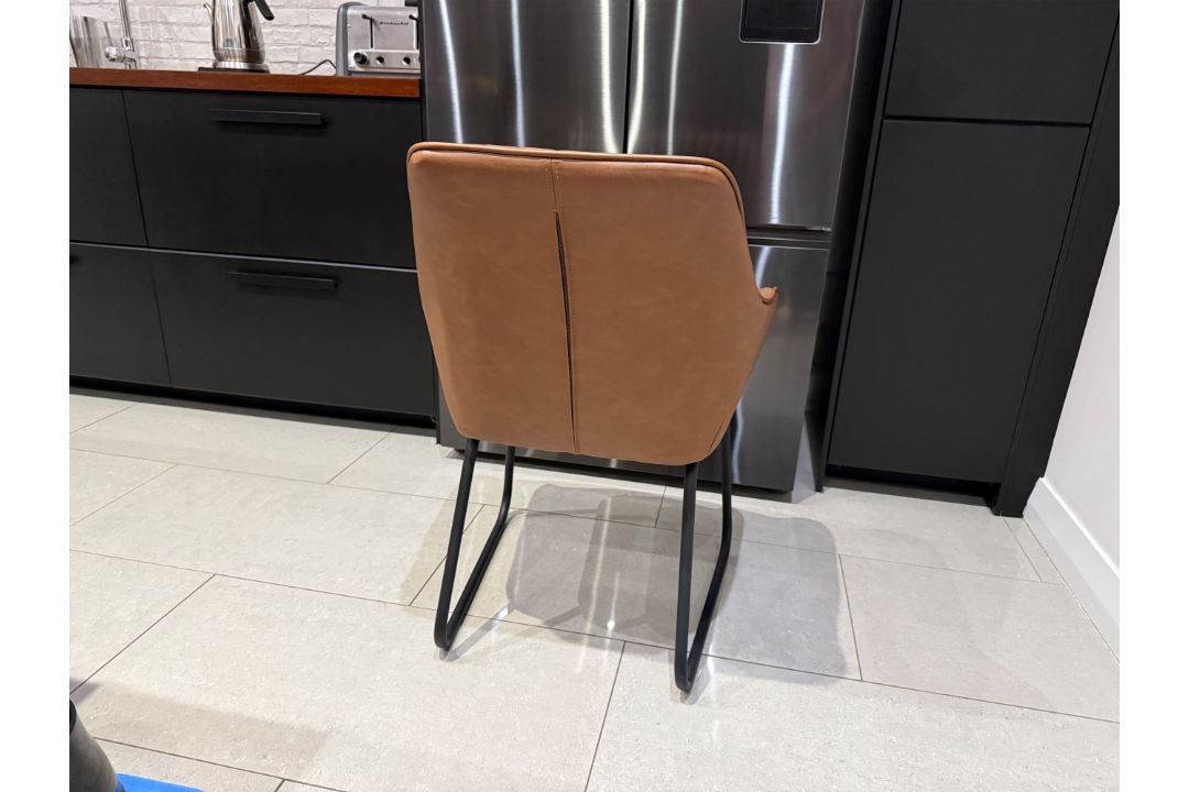 John Lewis Brooks II Dining Armchairs, Set of 2, Whisky - Image 5 of 7