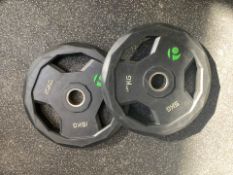 Physical 15kg Weight Plates x2
