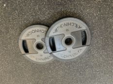 Tehcngym 10kg Weight Plates x2