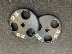 Unbranded 25kg Weight Plates x2
