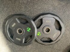 Physical 15kg Weight Plates x2