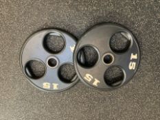 Unbranded 15kg Weight Plates x2