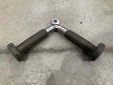 Rubber Handled V Shaped Pull Down Bar