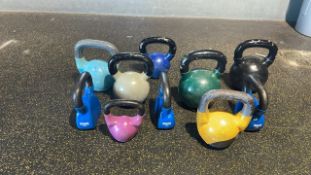 Mixed Kettle Bells 2 x 20kg 2 x 16kg 2 x 12kg 4 x 6kg