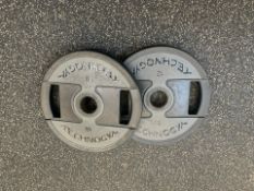 Technogym 10kg Weight Plates x2
