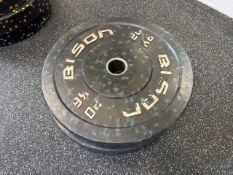 Bison 20kg Bumper Plates x2