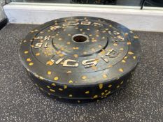 Bison 15kg Bumper Plates x2