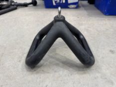 Techno gym Rubber Dual Grip Pulldown Attachment