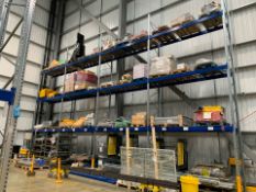 Run Of 4 Bays Of Bito Boltless Pallet Racking