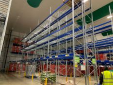 Run Of 10 Bays of Back To Back Bito Boltless Pallet Racking