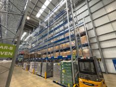 Run Of 8 Bays Of Back To Back Bito Boltless Pallet Racking