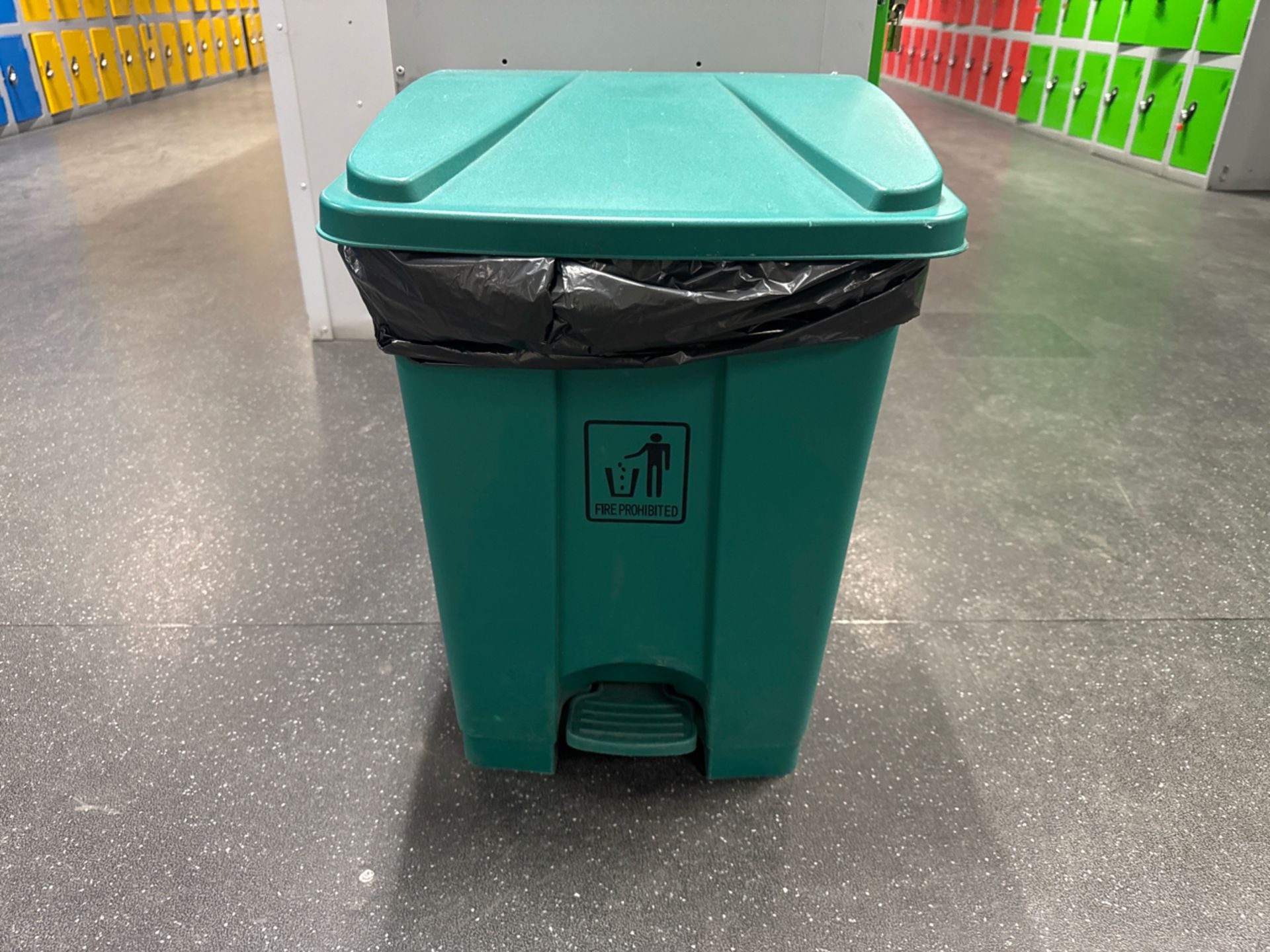 Green Plastic Bins x4