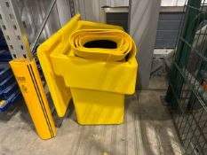 Yellow Plastic Grit Bin
