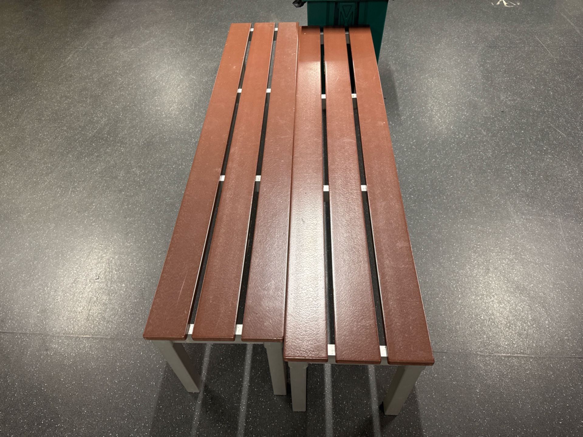 Wooden Benches x3 - Image 3 of 3