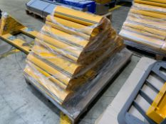 Pallet Of Plastic Bito Upright Racking Guards