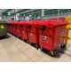 Red Plastic Waste Bins x10 - Image 1 of 6