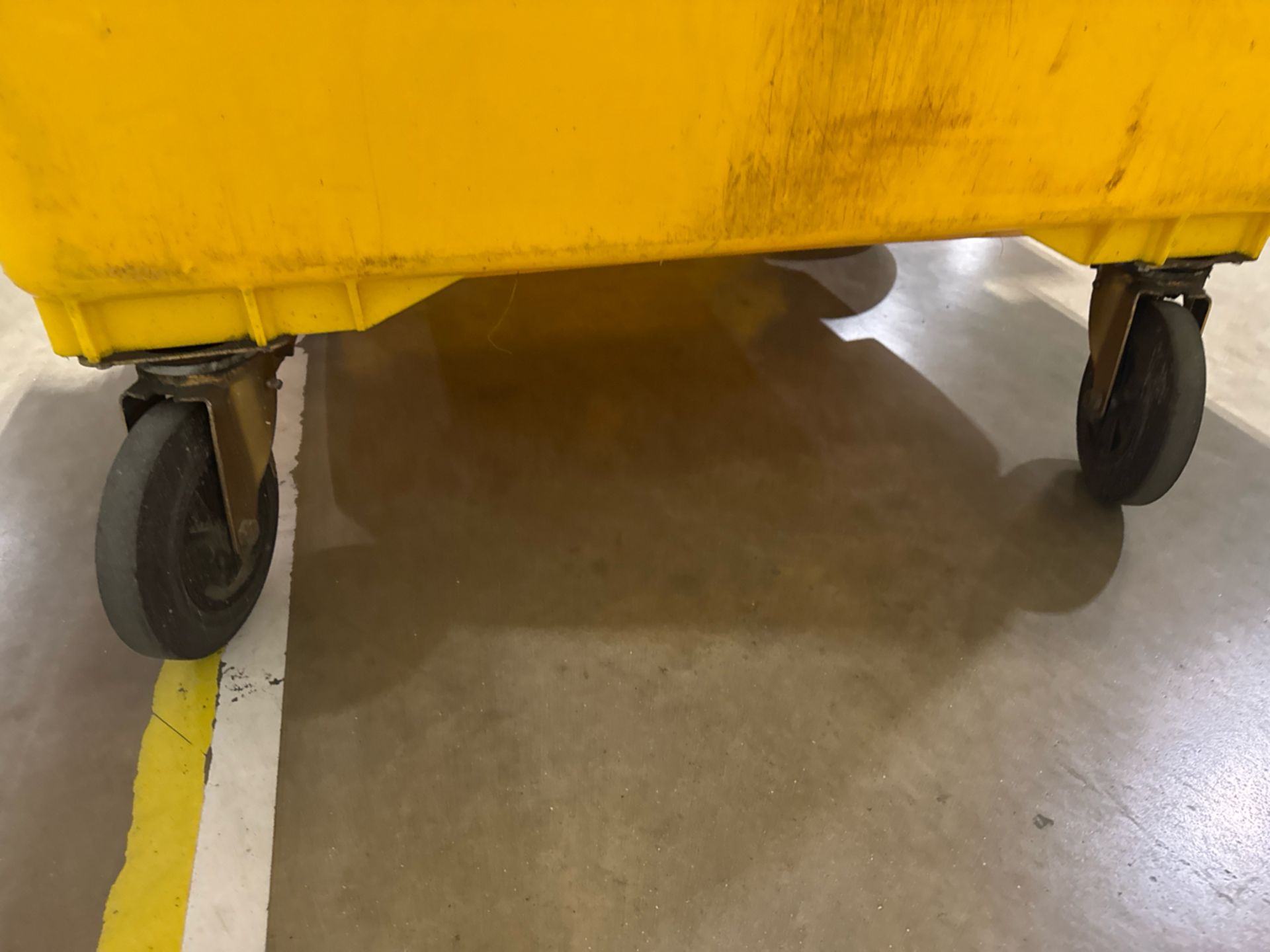 Yellow Plastic Waste Bins x10 - Image 2 of 3