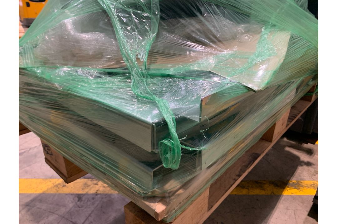 Assorted Pallet Of Metal Shelves And Table Tops - Image 4 of 6