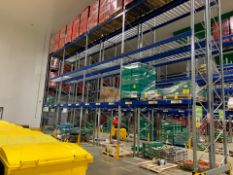 Run Of 8 Bays Of Back To Back Bito Boltless Pallet Racking