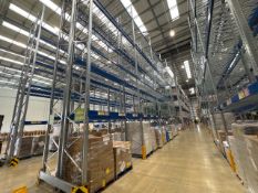 Run Of 8 Bays Of Back To Back Bito Boltless Pallet Racking