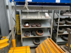 Wheeled Stainless Steel Slanted Shelf Unit