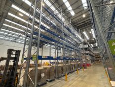Run Of 8 Bays Of Back To Back Bito Boltless Pallet Racking