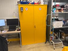 Yellow COSHH Cabinet