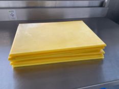 Yellow Chopping Boards x6