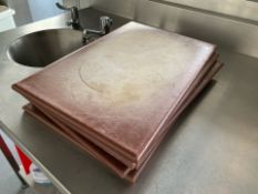 Brown Chopping Boards x4