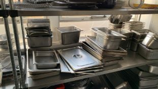 Shelf Of Assorted Pans