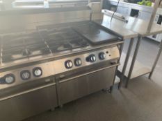 Electrolux Two Ring Gas Burner With Hotplate