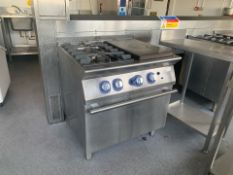 Electrolux Two Ring Gas Burner With Hotplate
