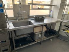 Stainless Steel Unit With Sink