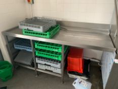 Stainless Steel Unit With Wash Tray Holder