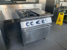 Electrolux Two Ring Gas Burner With Hotplate