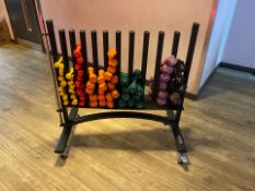 Jordan Studio Dumbbell Set 0.5-5kg & Stand