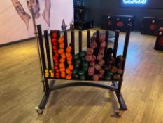 Jordan Studio Dumbbell Set 0.5-5kg & Stand
