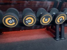 Dumbbell Set Includes Pairs Of 22.5kg & 25kg Dumbbells