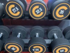 32.5kg Dumbbells x2
