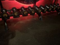 Dumbbell Set Includes Pairs Of 2kg, 4kg, 6kg, 8kg & 10kg Dumbbells