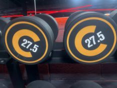 27.5kg Dumbbells x2