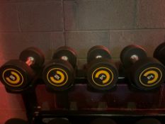 Dumbbell Set Includes Pairs Of 12kg & 14kg Dumbbells