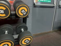 37.5kg Dumbbells x2