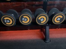 Dumbbell Set Includes Pairs Of 17.5kg, 20kg Dumbbells