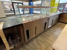 Stainless Steel Heated Servery Unit With Storage