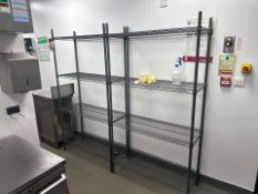 Metal Storage Racks x2