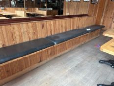 Wooden Banquette Seating