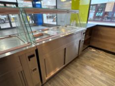 Stainless Steel Heated Servery Unit With Storage
