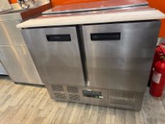 Polar 2 Door Fridge