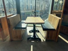 4 Person Booth Seating & Table